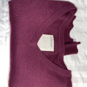 Maroon Life After Denim Sweater NWOT